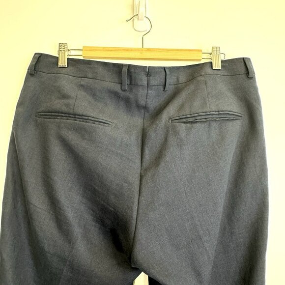 J.LINDEBERG Grant Tech Pants 100% Linen Navy Trousers EU 52 US Large 36x30 - Picture 3 of 6